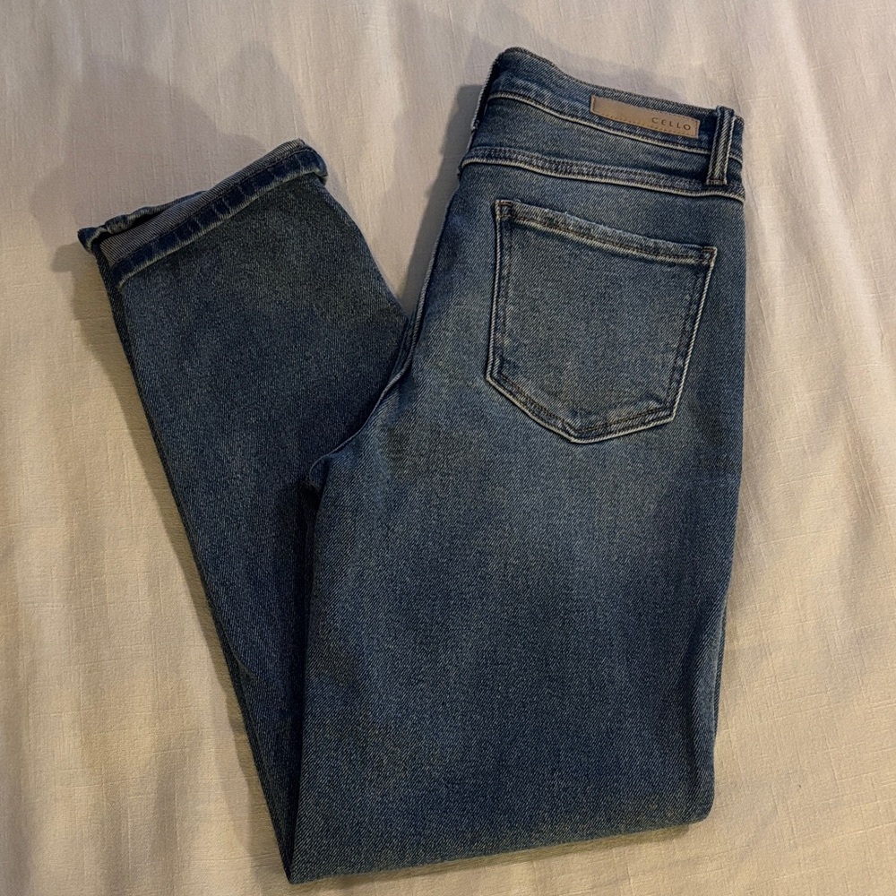 Cello Dark Blue Skinny Jeans